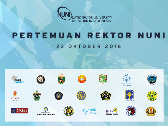 Rapat Rektor Nuni 23 Oktober 16 Nationwide University Network In Indonesia Website